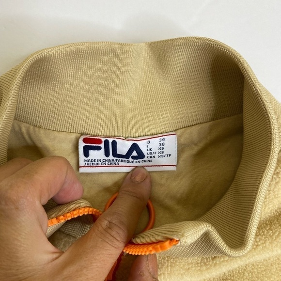 Women’s FILA Urban Outfitters Orange Purple Pullover - Picture 3 of 8